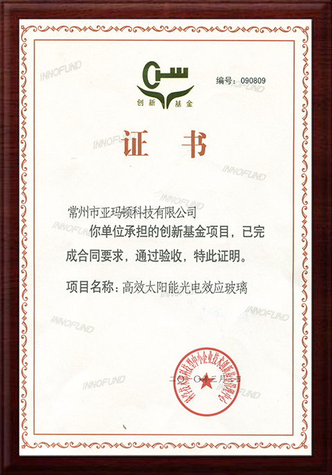 公司前身常州市亞瑪頓科技有限承擔創(chuàng)新基金項目驗收證書.jpg